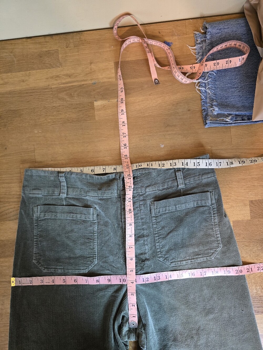 Maeve Colette Corduroy Crop Wide-Leg Pants 32 Retro - Picture 11 of 13